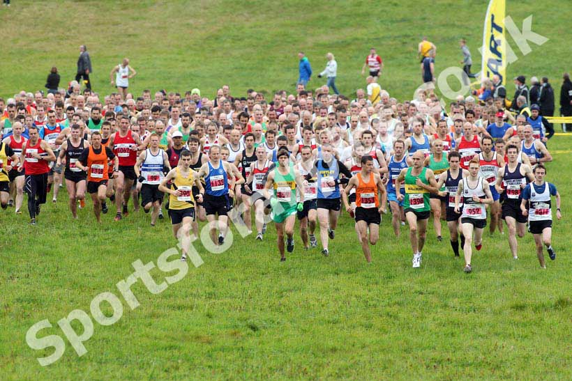 Senior mens start 01, North-East Harriers League, Cramlington